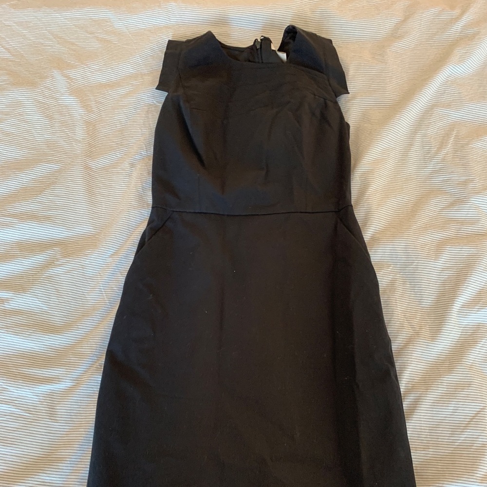 J. Crew Sheath Dress, Black. Size: 0